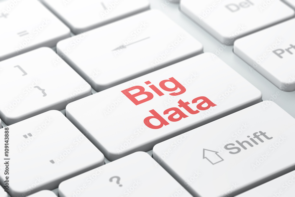 Data concept: Big Data on computer keyboard background Data concept: Big Data on computer keyboard background