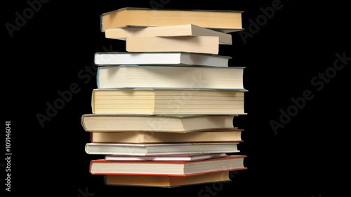 falling pile of books