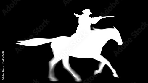 riding cowboy