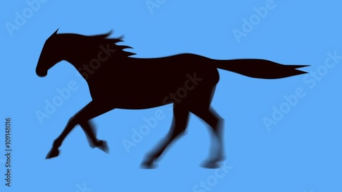 running horse