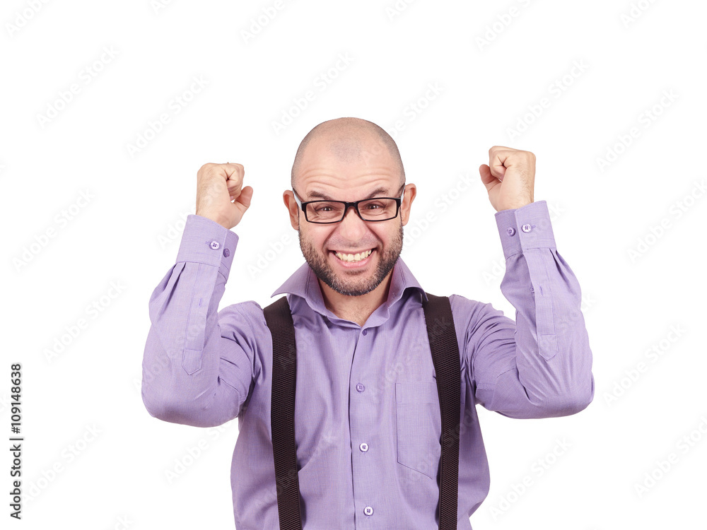 successful man in the shirt. successful man in the shirt.