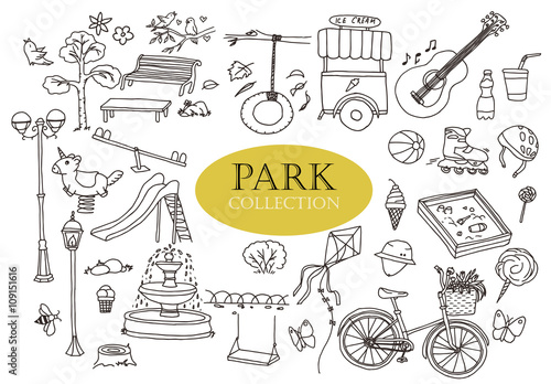 Park doodles collection