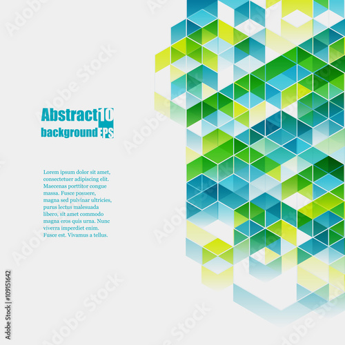 Abstract  background with geometric pattern. Eps10 Vector illustration
