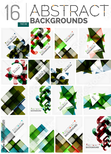 Collection of abstract backgrounds