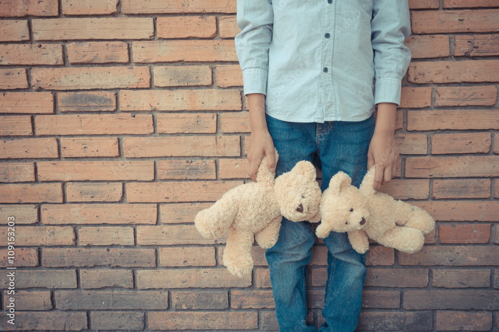 teddy bear adventure, selective focus teddy bear adventure, selective focus
