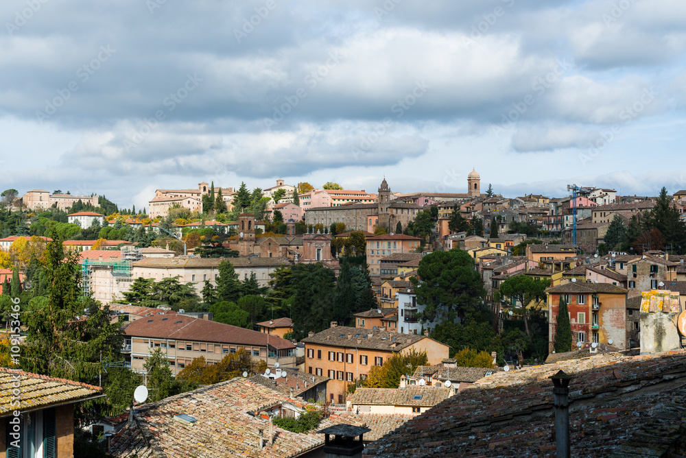 Panoramic view of Italian cities