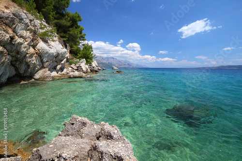 Fototapeta Naklejka Na Ścianę i Meble -  Croatia nature - Adriatic Sea coast