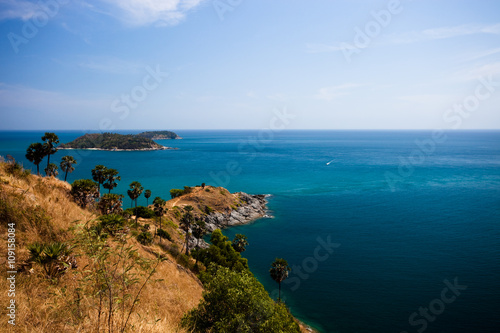 Laem Phromthep, Phuket, thailand, the popular point to watch the sunset.