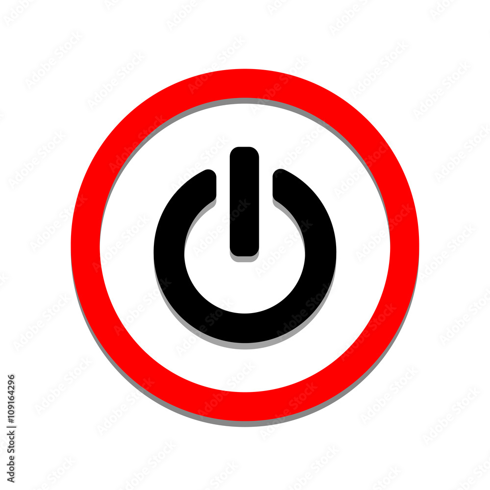 On/Off switch web icon On/Off switch web icon
