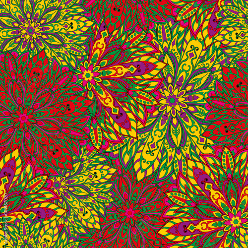 Seamless mandala pattern