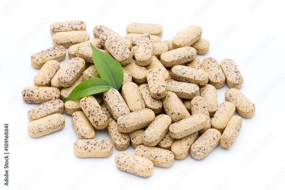 Alternative Medicine. Vitamin capsules. Homeopathic supplement. Alternative Medicine. Vitamin capsules. Homeopathic supplement.