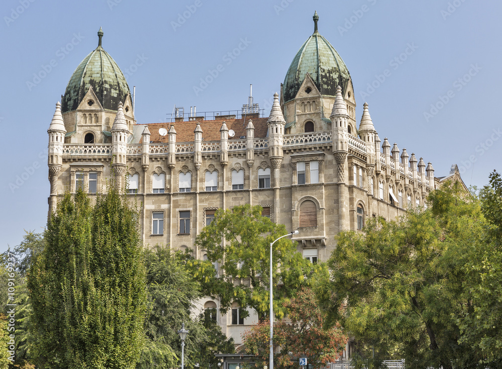 Duna savings bank building in Budapest, Hungary