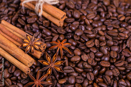 black coffee on a wooden background