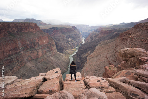 person lookin for grand canyon