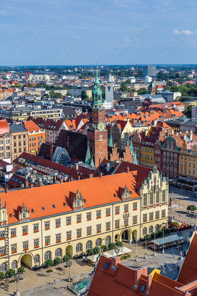 Obraz premium Market Square in Wroclaw