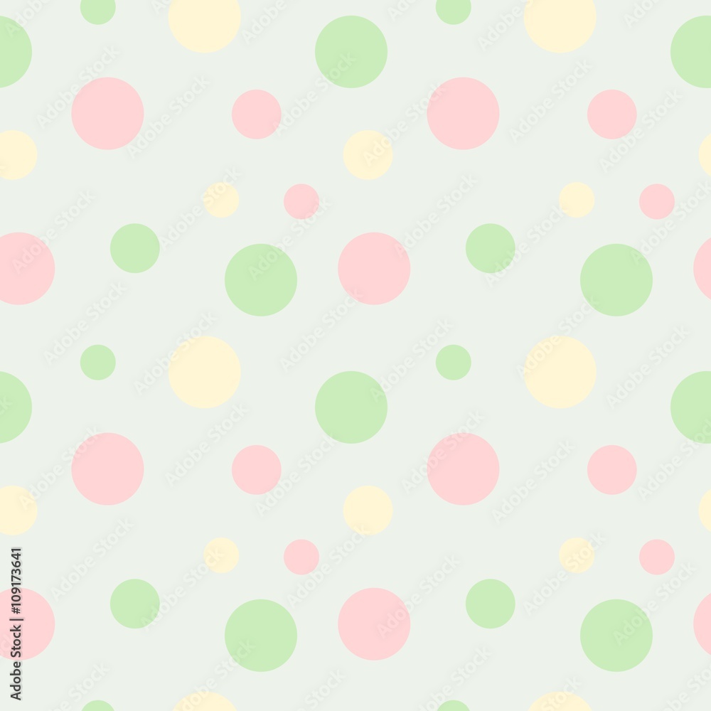 Seamless pattern dots green, vector Seamless pattern dots green, vector