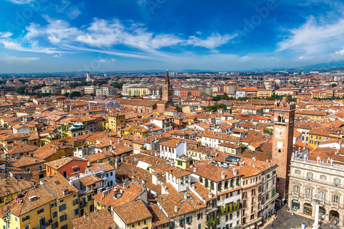 Aerial view of Verona, Italy