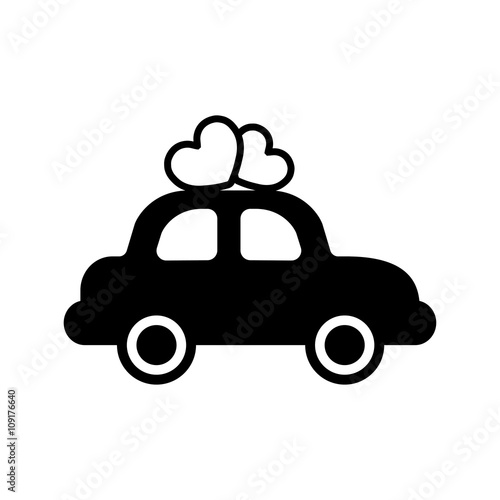 wedding car icon