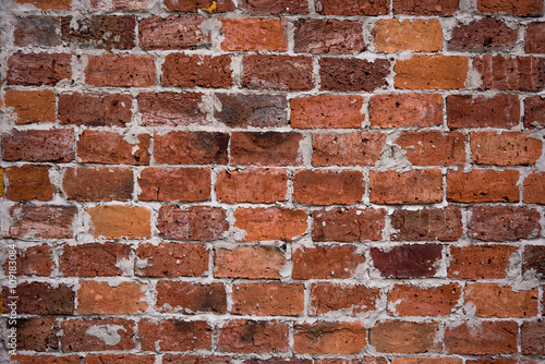 Vintage red brick wall background  brick wall for background texture
