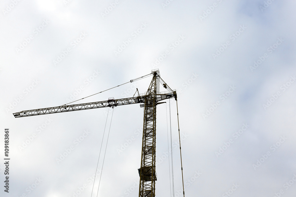 construction crane, sky  