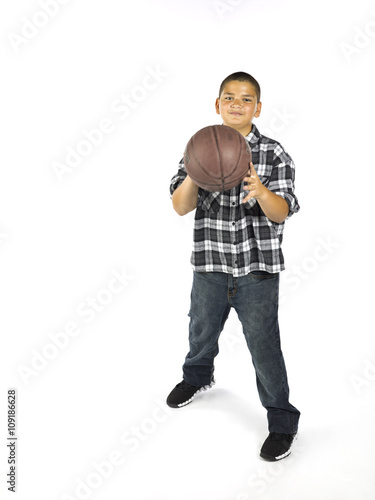 young basketball player