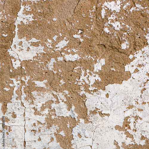 Natural plaster wall surface for texture or backgrounds. © ulzanna