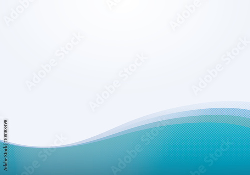 波模様（水色）