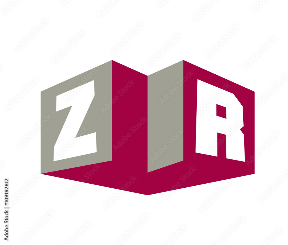 ZR Initial Logo for your startup venture ZR Initial Logo for your startup venture