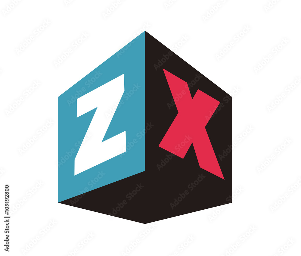 ZX Initial Logo for your startup venture ZX Initial Logo for your startup venture