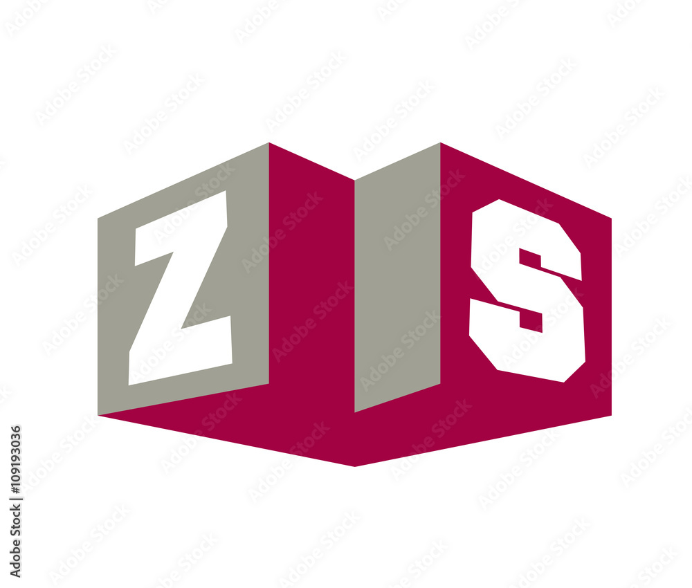 Fototapeta premium ZS Initial Logo for your startup venture