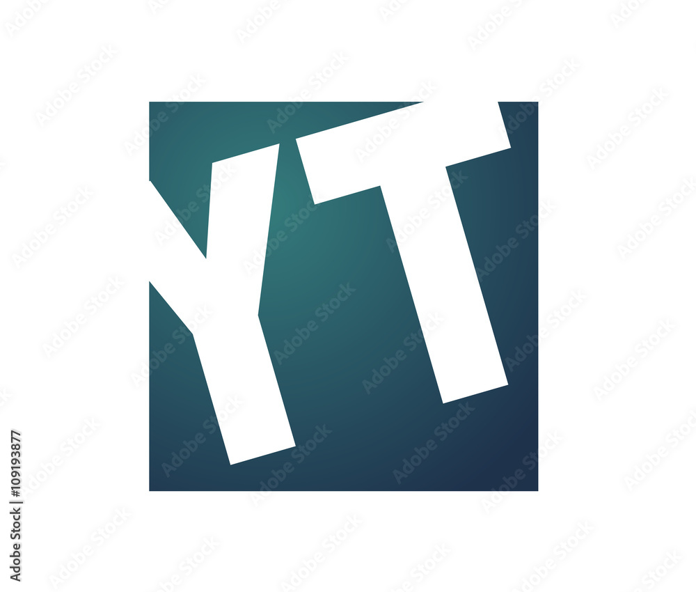 YT Initial Logo for your startup venture YT Initial Logo for your startup venture