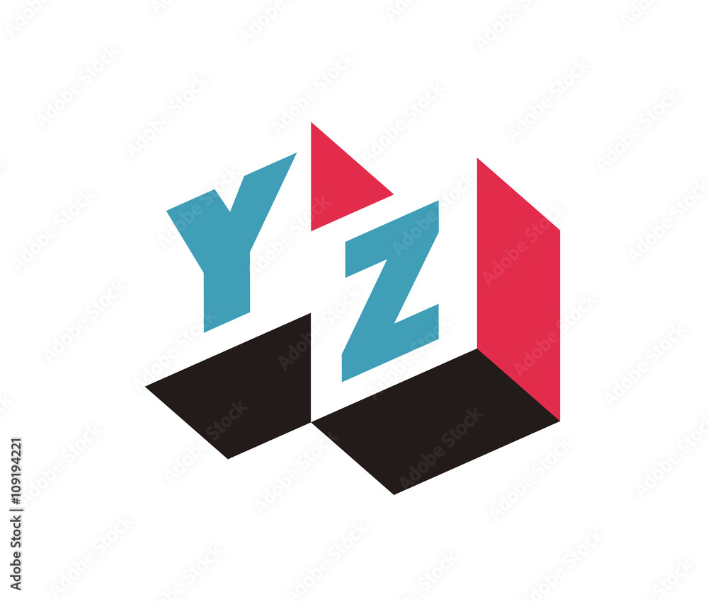 YZ Initial Logo for your startup venture YZ Initial Logo for your startup venture