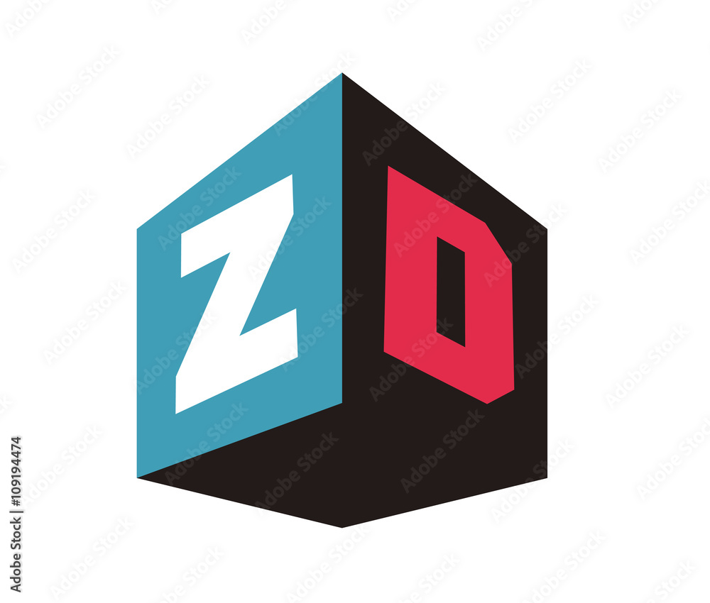 ZD Initial Logo for your startup venture ZD Initial Logo for your startup venture