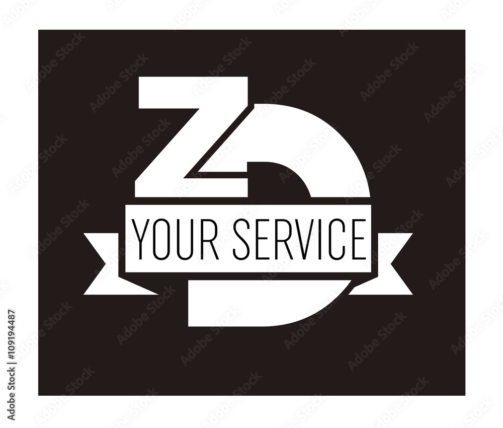 ZD Initial Logo for your startup venture ZD Initial Logo for your startup venture