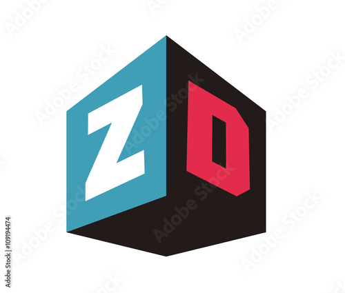 ZD Initial Logo for your startup venture