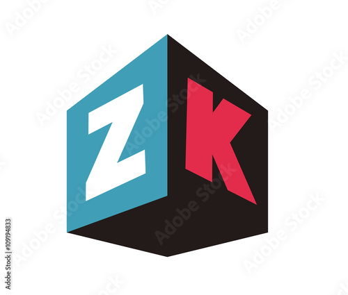 Free Download ZK Initial Logo for your startup venture - GFXLoad