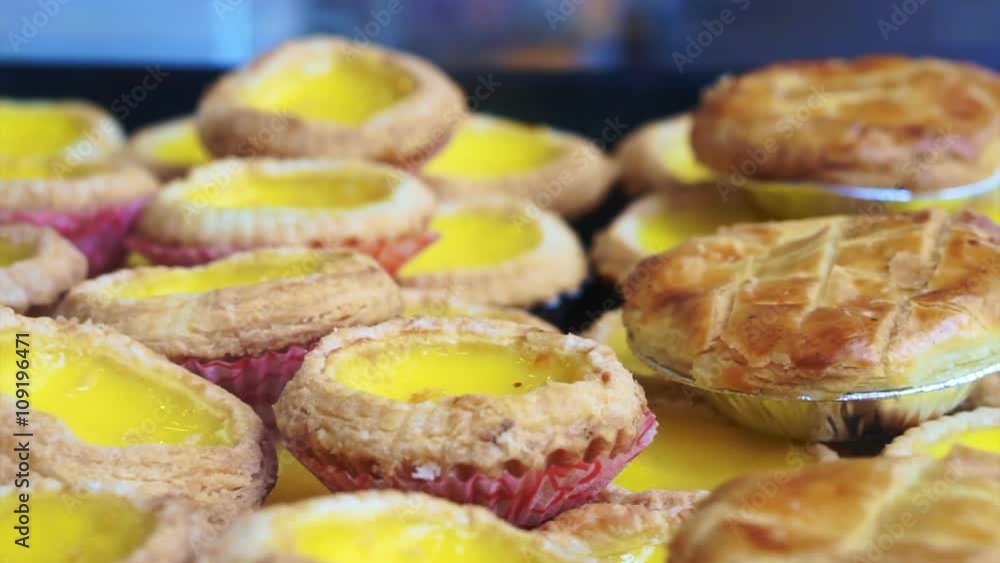 Famous Portuguese Hong Kong style famous egg tarts Famous Portuguese Hong Kong style famous egg tarts