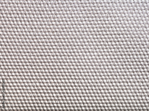 textile background - brown transparent silk fabric