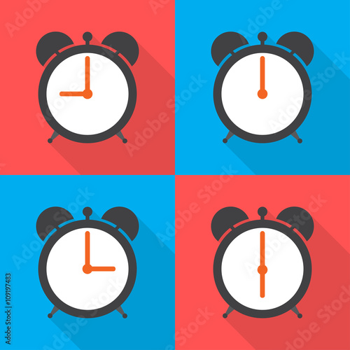 Set alarm clocks with different time from morning