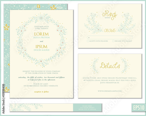 Wedding Invitation Suite