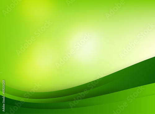 Abstra background green curve and layed element vector illustrat