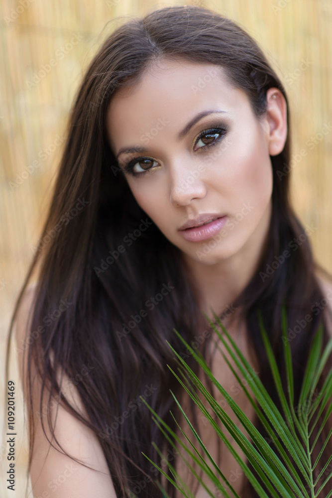 portrait of a beautiful sexy woman on the beach portrait of a beautiful sexy woman on the beach