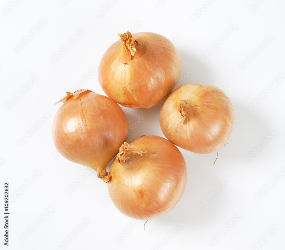 four raw onions