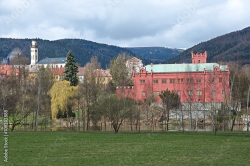 Castle Klasterec nad Ohri in west Bohemia, Czech republic photo