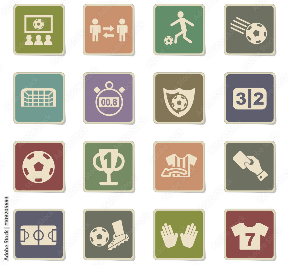football icon set football icon set