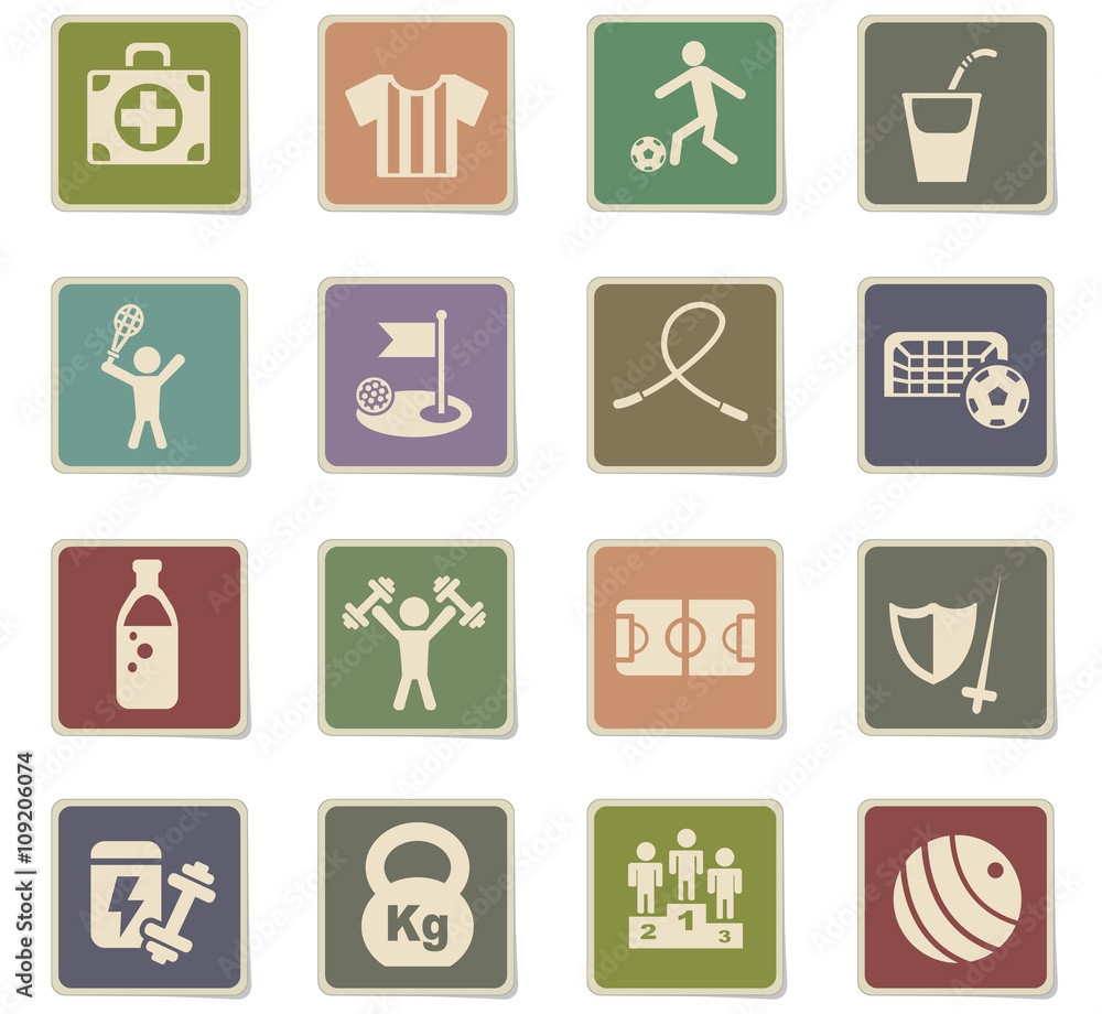 sport icon set
