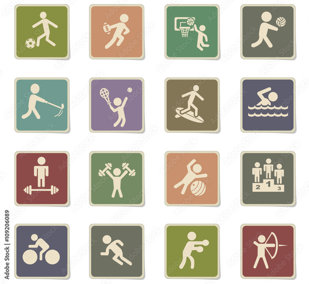 sport icon set sport icon set