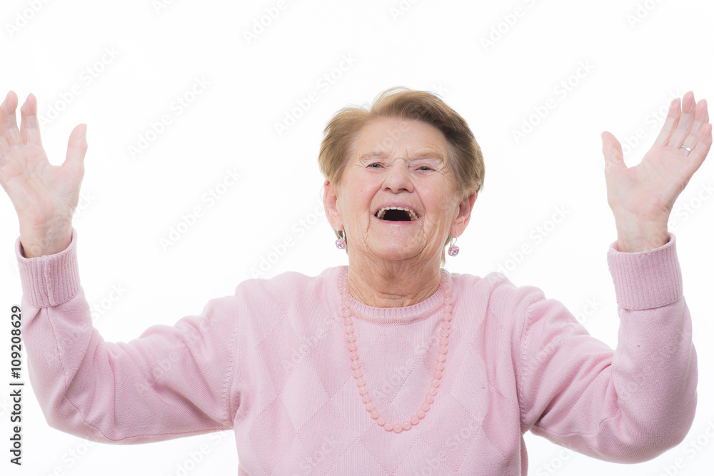 alte frau schüttelt sich vor lachen alte frau schüttelt sich vor lachen