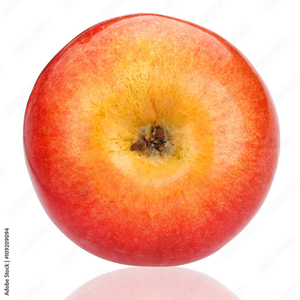 Fresh red apple isolated on white. With clipping path Fresh red apple isolated on white. With clipping path