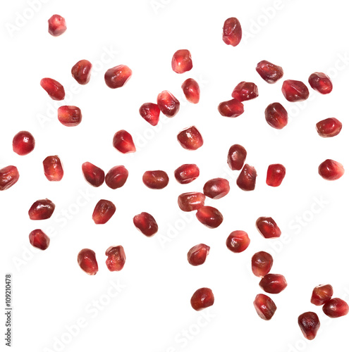 ripe pomegranate seeds